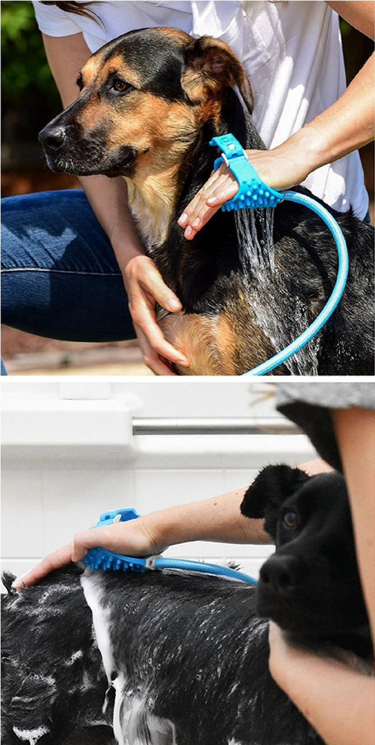 Pet bathing nozzle