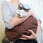 Foldable pet shoulder bag