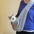 Foldable pet shoulder bag