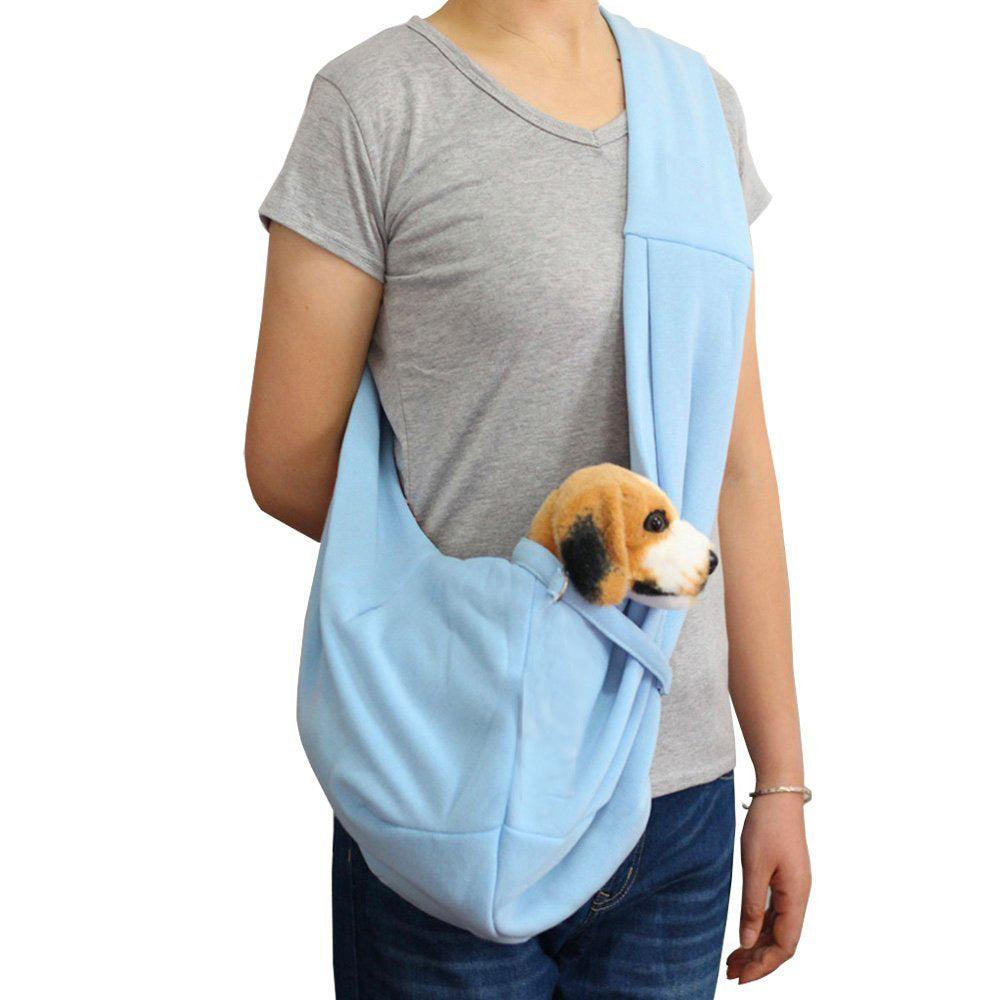 Foldable pet shoulder bag