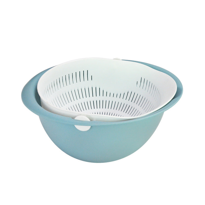 Double drain basket fruit basket vegetable basket