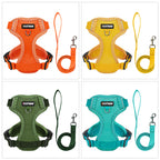 Pet chest harness reflective breathable