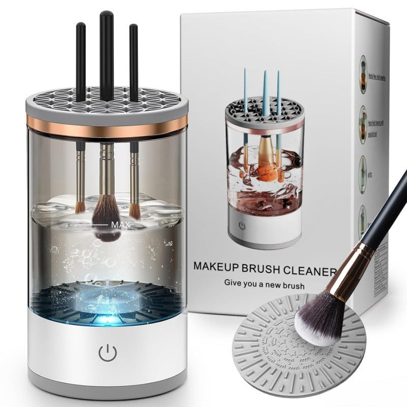 USB direct plug automatic makeup brush cleaner