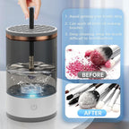 USB direct plug automatic makeup brush cleaner