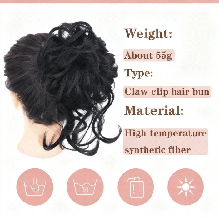 Messy Bun Hair Extension