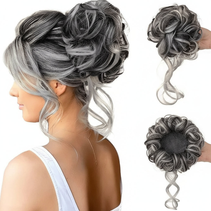 Messy Bun Hair Extension