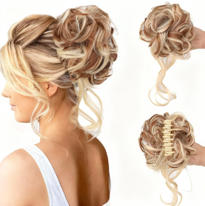 Messy Bun Hair Extension