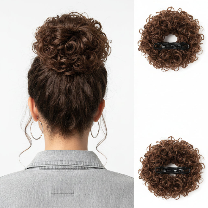 Messy Bun Hair Extension