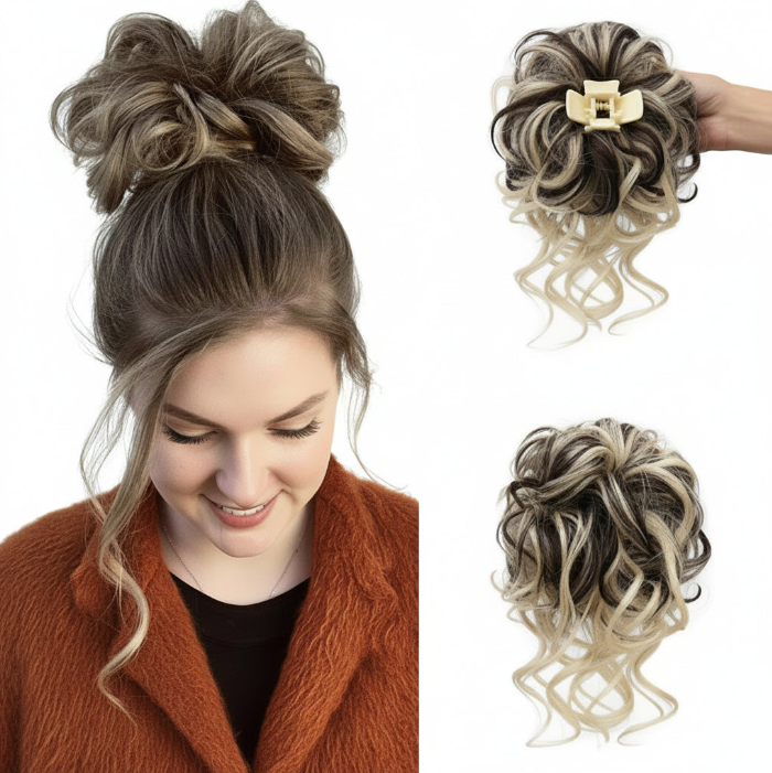 Messy Bun Hair Extension